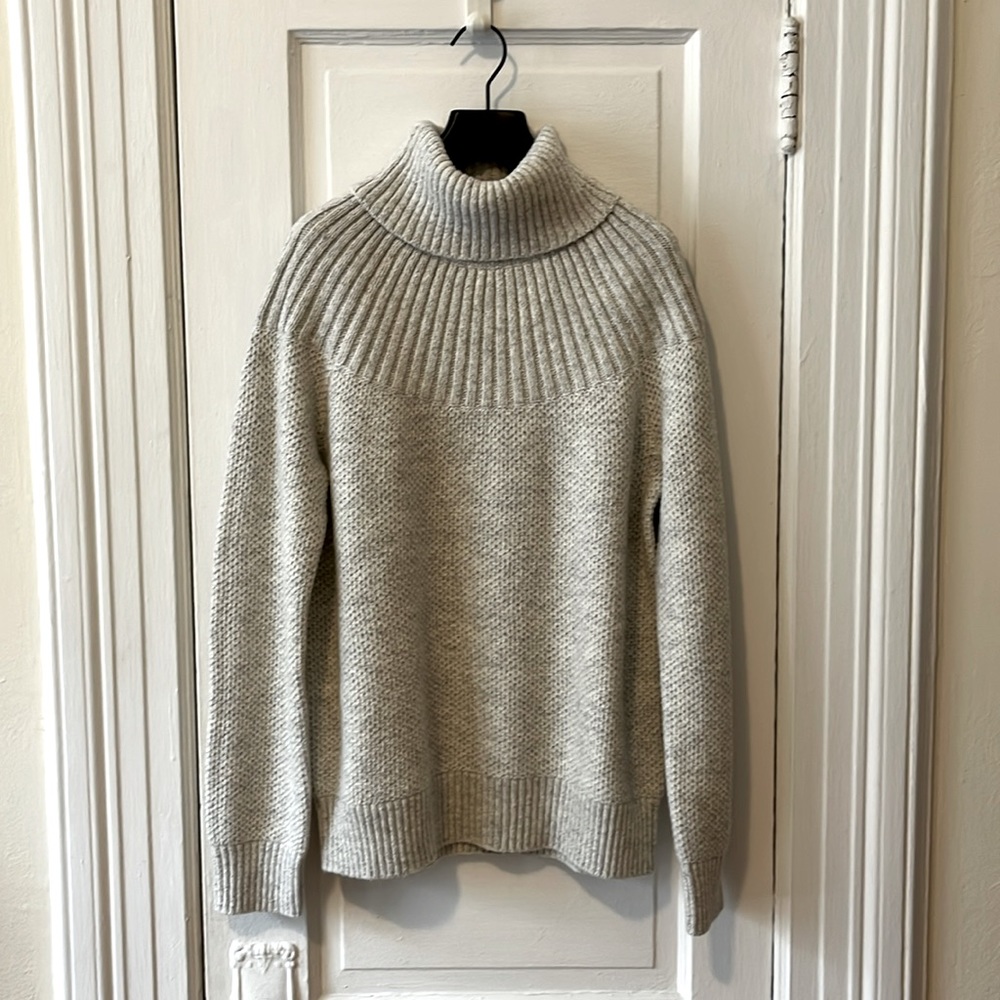 J.Crew mixed stitch sweater